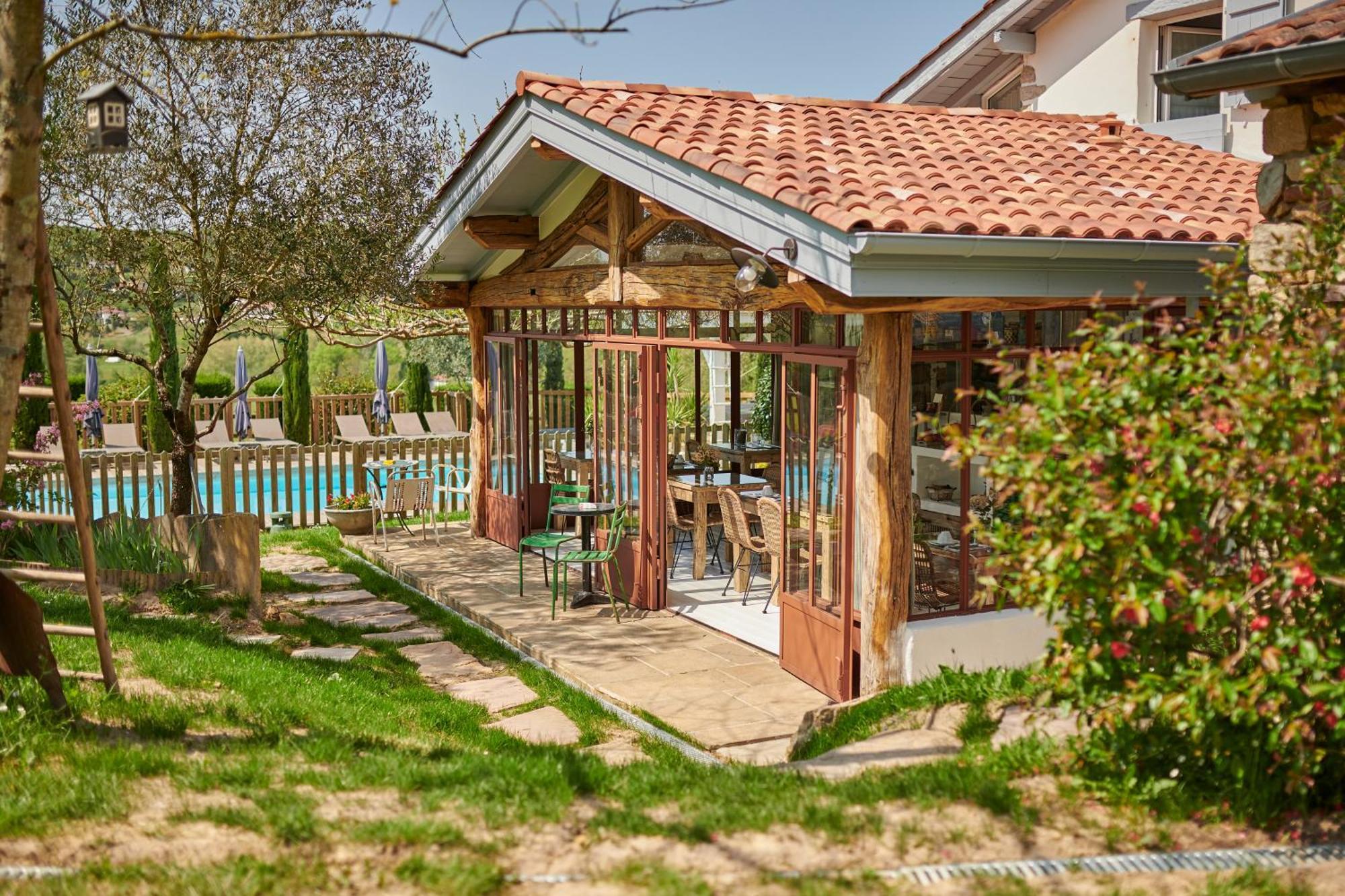 Ferme Elhorga Panzió Saint-Pée-sur-Nivelle Kültér fotó